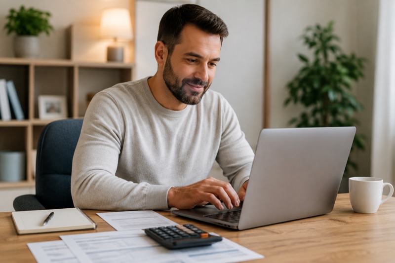 A person comparing two debt relief approaches